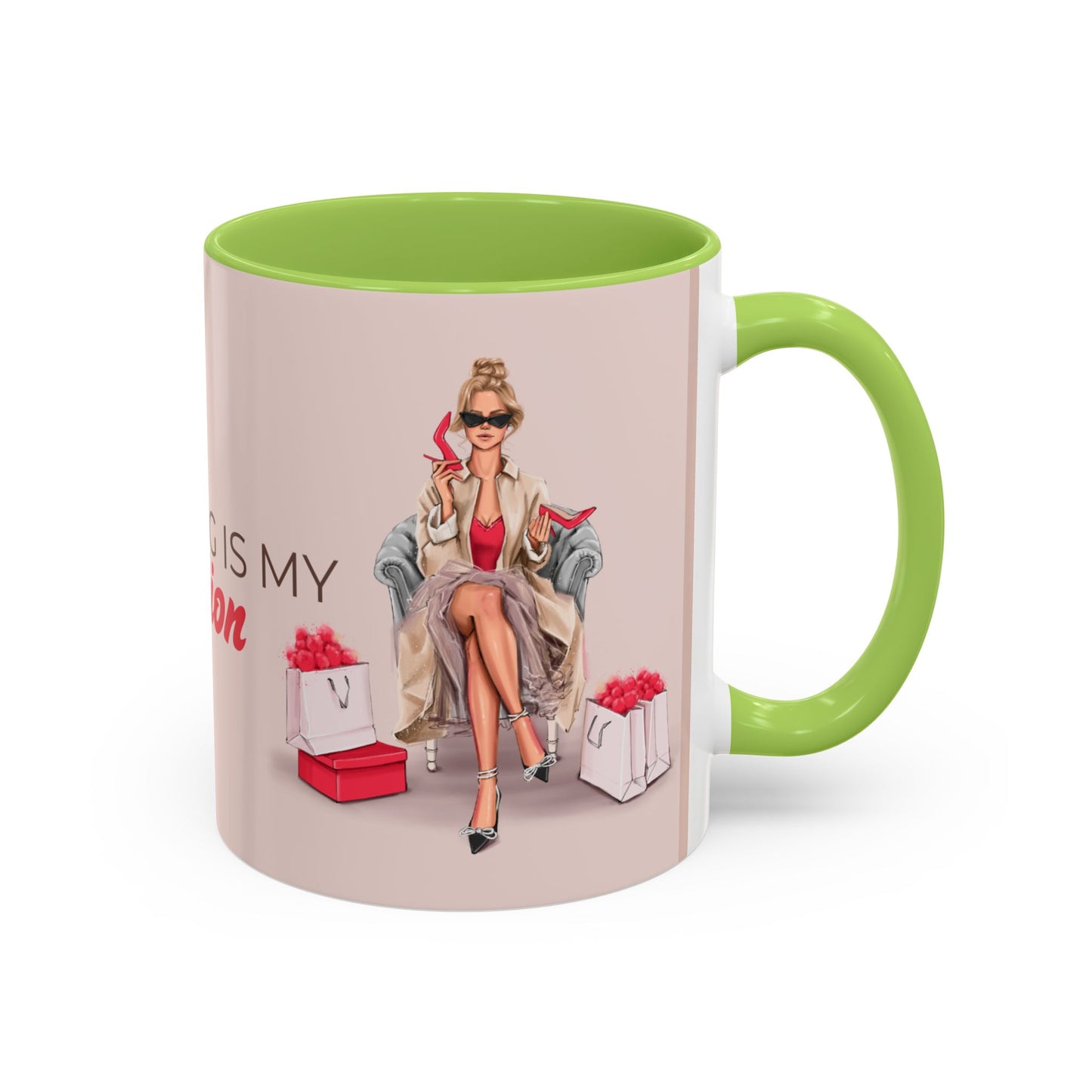 Chic Shopping Mug – 'Shopping Is My Passion'