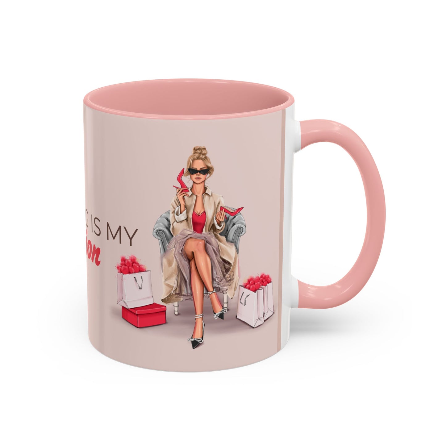 Chic Shopping Mug – 'Shopping Is My Passion'