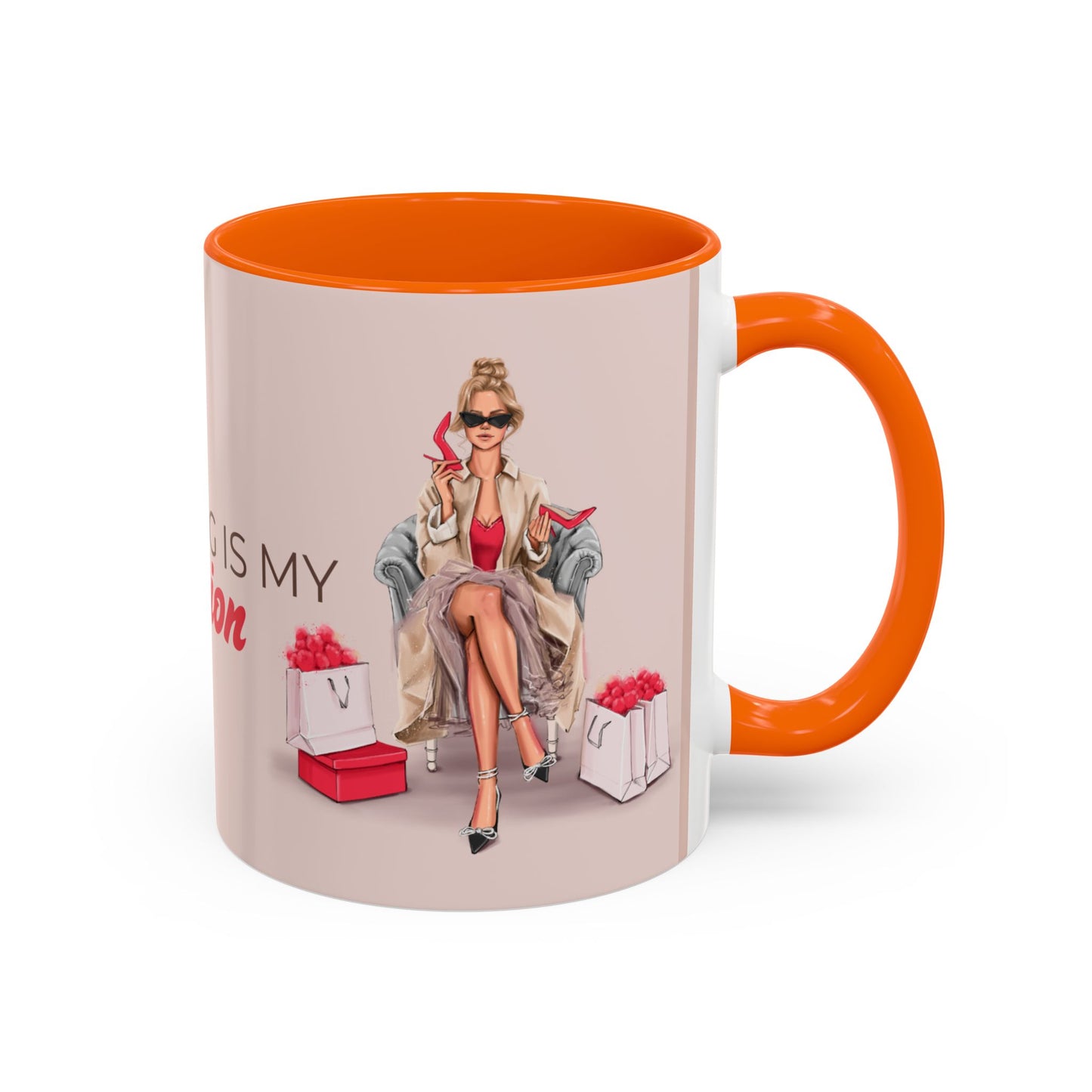 Chic Shopping Mug – 'Shopping Is My Passion'