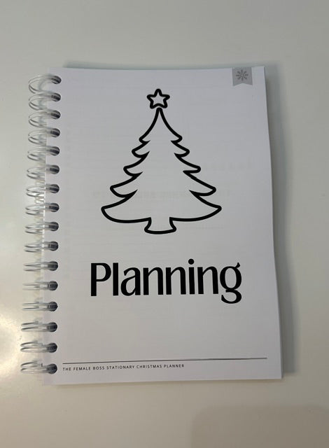 The Female Boss Stationary Christmas Planner