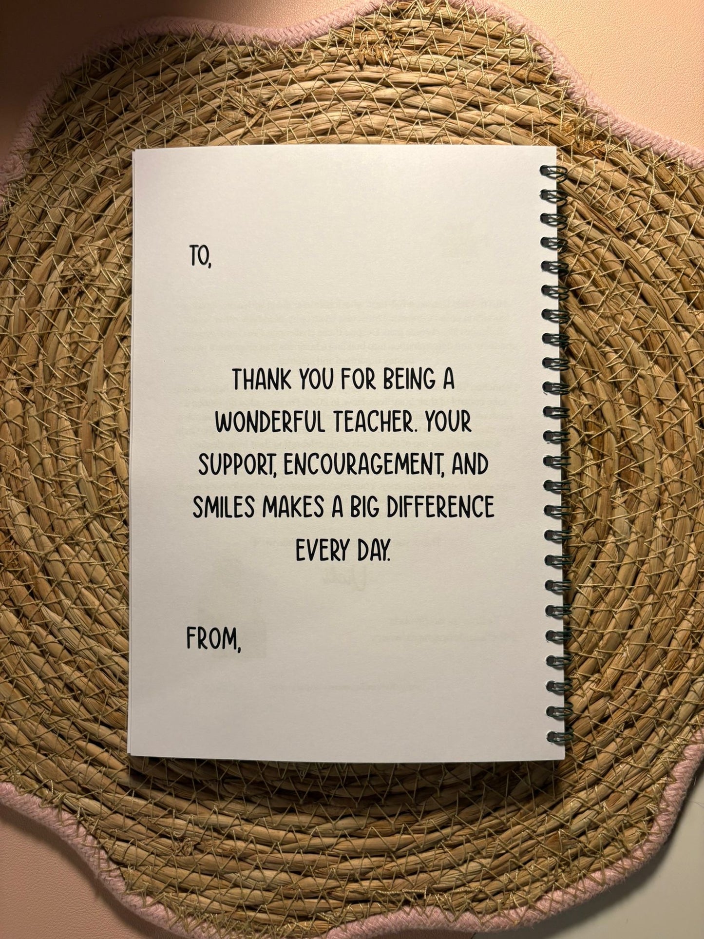 ✨ Teacher’s Notebook – The Perfect Teacher Appreciation Gift ✨