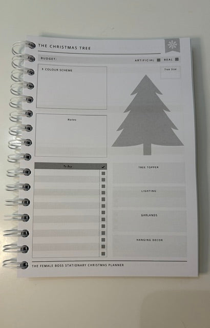 The Female Boss Stationary Christmas Planner