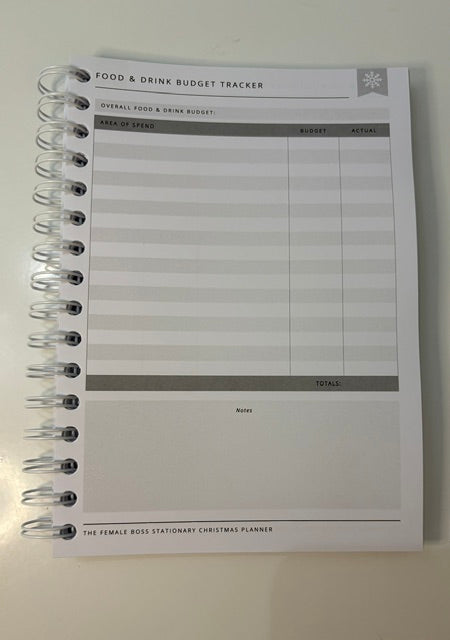 The Female Boss Stationary Christmas Planner
